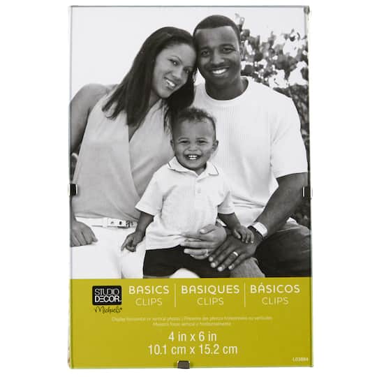 24 Pack: 4" x 6" Clip Frame, Basics by Studio Décor®